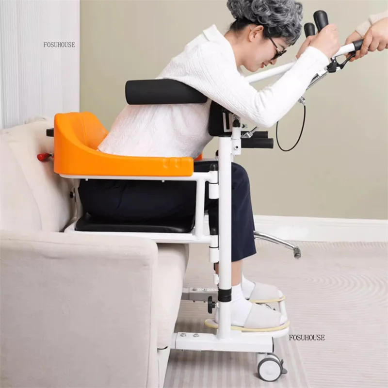 Elderly Shifter Multifunctional Bedridden Paralyzed Patient Electric Wheelchair Disabled Nursing Bathing Chair Senior ChairsN