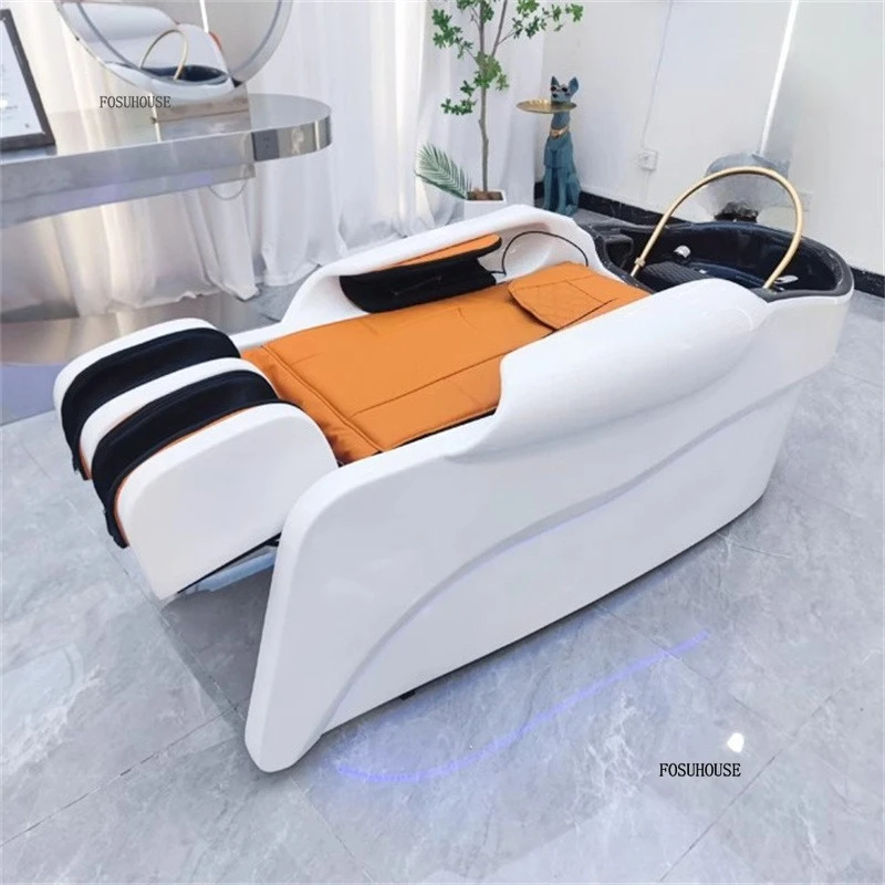 Intelligent Massage Shampoo Bed Salon Furniture Hair Salon High-end Shampoo Chair Barber Shop Multifunctional Head Spa Equipment - Image 4