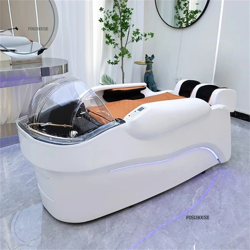 Intelligent Massage Shampoo Bed Salon Furniture Hair Salon High-end Shampoo Chair Barber Shop Multifunctional Head Spa Equipment - Image 2