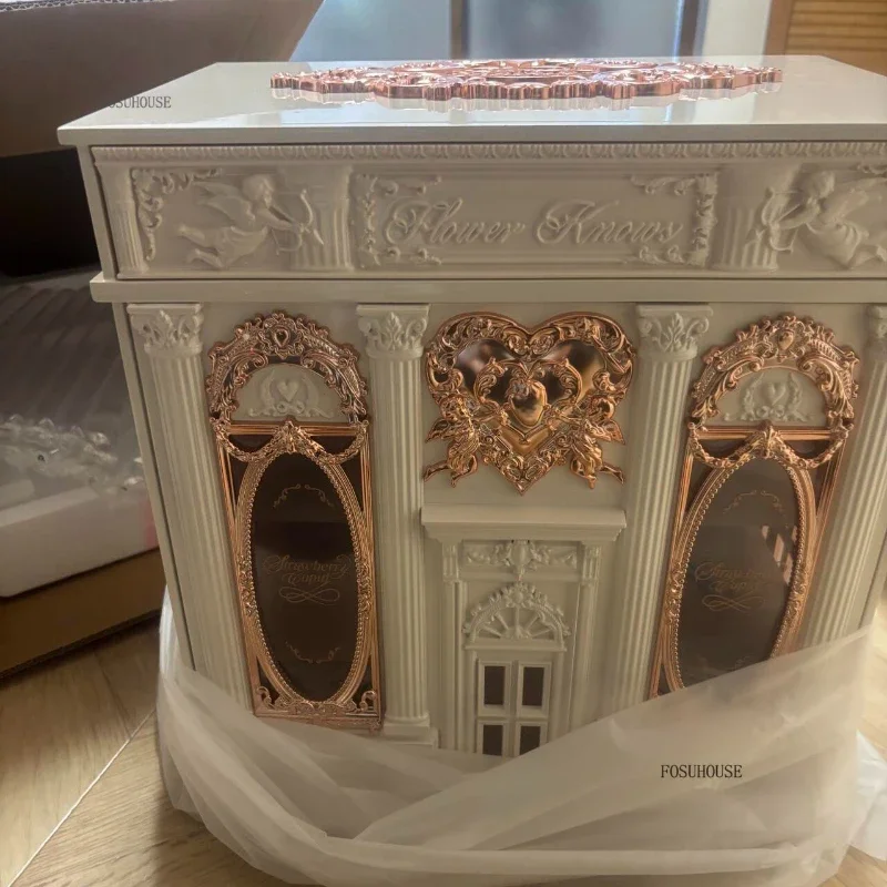 French Princess High-quality Makeup Organizers Desktop Jewelry Empty Box Display Cabinets Cosmetics Lipstick Storage Box - Image 5