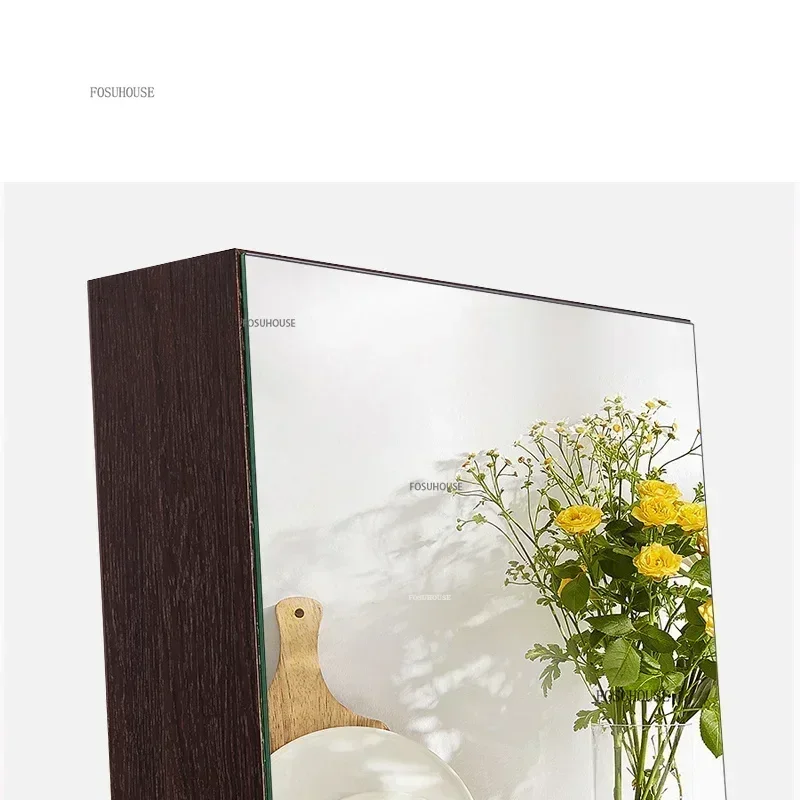 Full-length Mirror Jewelry Storage Cabinet Integrated Bedroom Fitting Mirror Home Floor-standing Mirror Full Body - Image 4