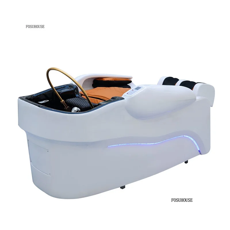 Intelligent Massage Shampoo Bed Salon Furniture Hair Salon High-end Shampoo Chair Barber Shop Multifunctional Head Spa Equipment
