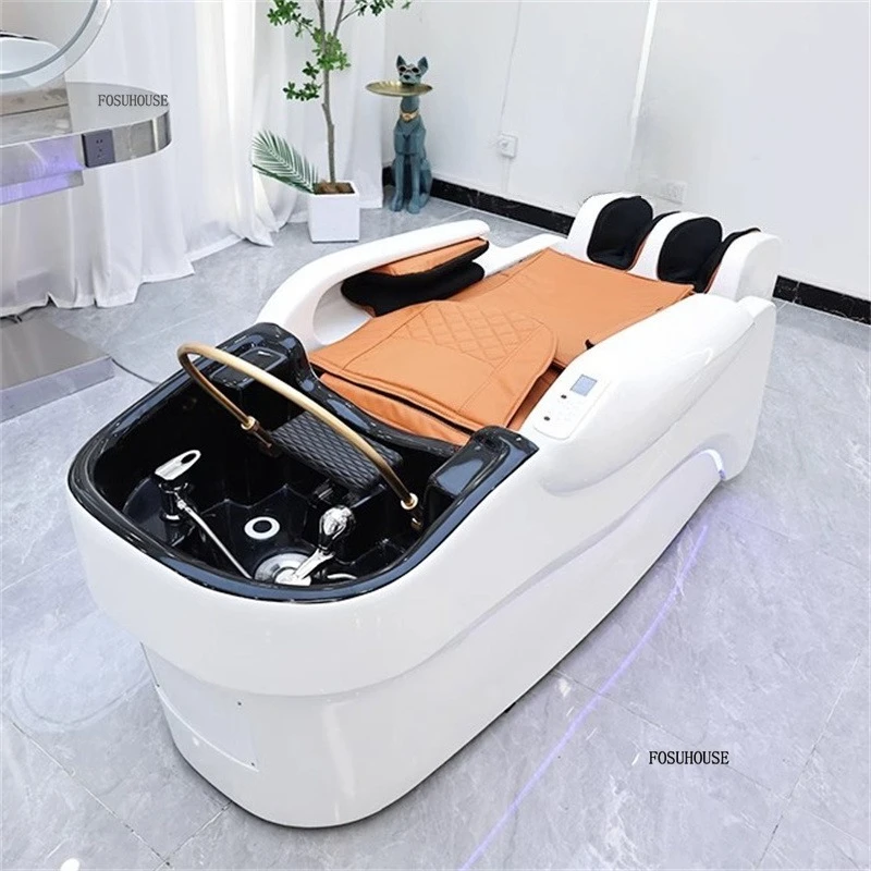 Intelligent Massage Shampoo Bed Salon Furniture Hair Salon High-end Shampoo Chair Barber Shop Multifunctional Head Spa Equipment - Image 5