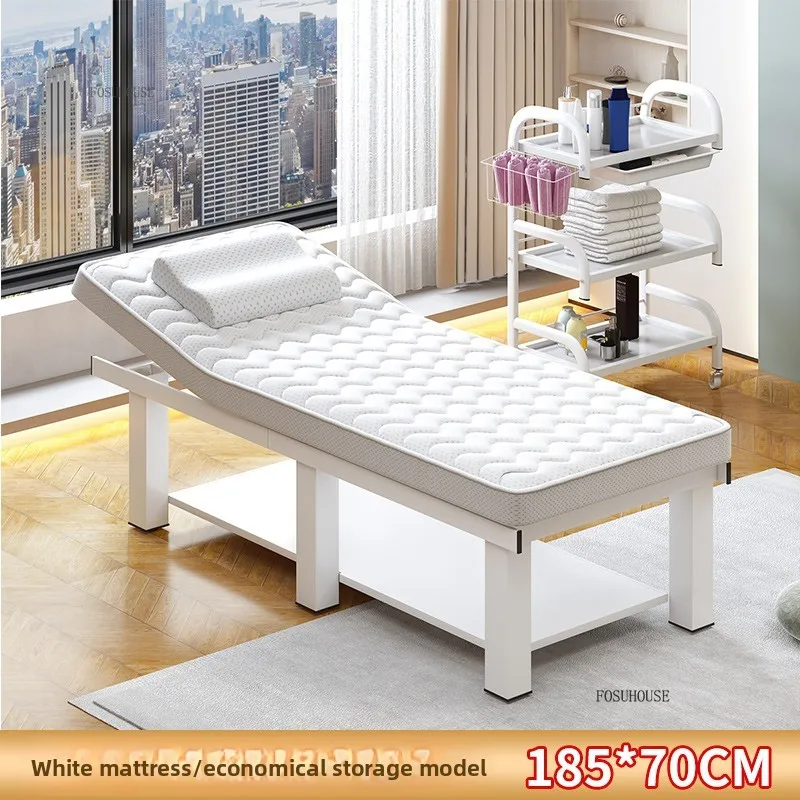 Nordic Wood Metal Beauty Massage Beds with heating Comfort Multifunction Spa Massage Beds luxury Tattoo Bed for Salon Furniture - Image 6