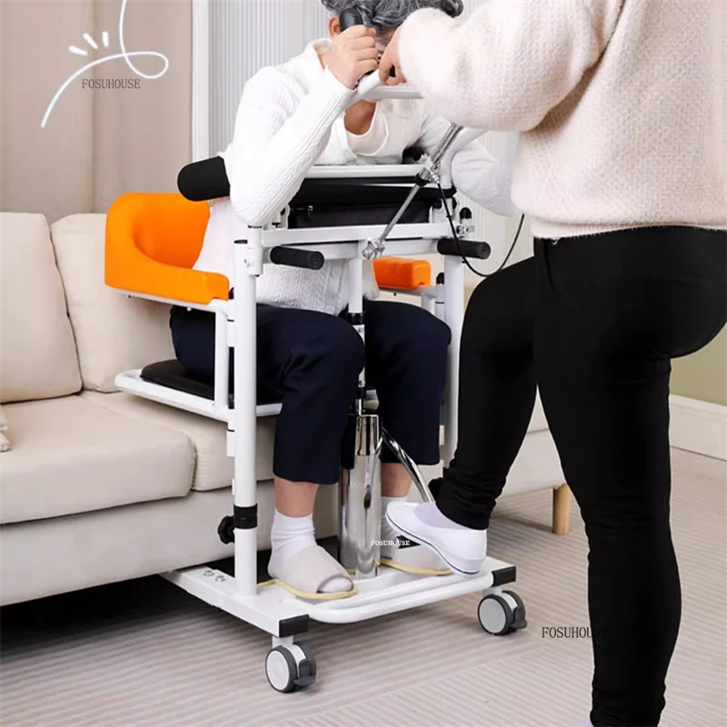 Elderly Shifter Multifunctional Bedridden Paralyzed Patient Electric Wheelchair Disabled Nursing Bathing Chair Senior ChairsN - Image 2