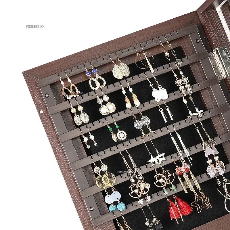 Full-length Mirror Jewelry Storage Cabinet Integrated Bedroom Fitting Mirror Home Floor-standing Mirror Full Body - Image 5