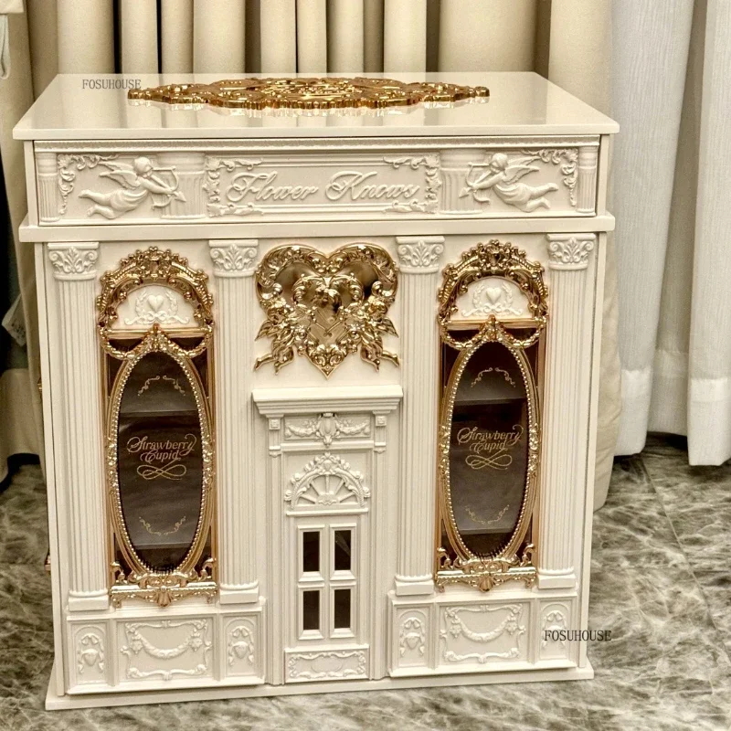 French Princess High-quality Makeup Organizers Desktop Jewelry Empty Box Display Cabinets Cosmetics Lipstick Storage Box - Image 3